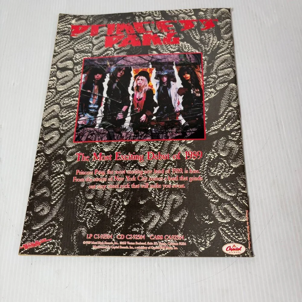 RIP Magazine October 1989 Alice Cooper Skid Row Metallica Def Leppard
